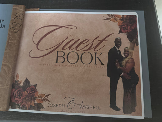 Luxury Mirror Acrylic Wedding Guest Book