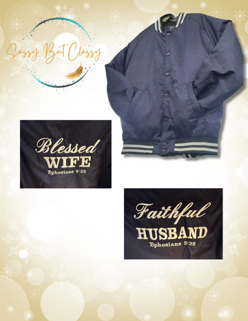 Blessed Wife & Faithful Husband Jackets
